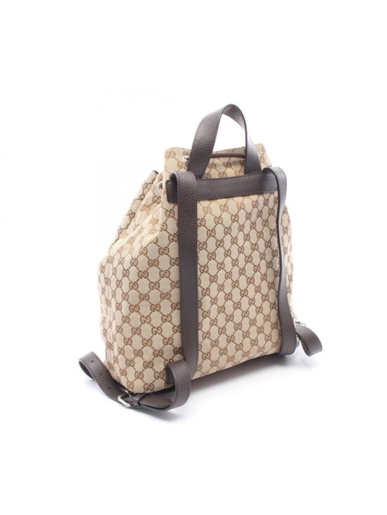 Gucci Backpacksac Back GG Canvas Beige brown Backpack main image 6